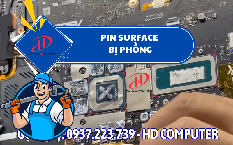 Pin Surface bị phồng – Nguyên nhân, nguy hiểm và cách xử lý an toàn