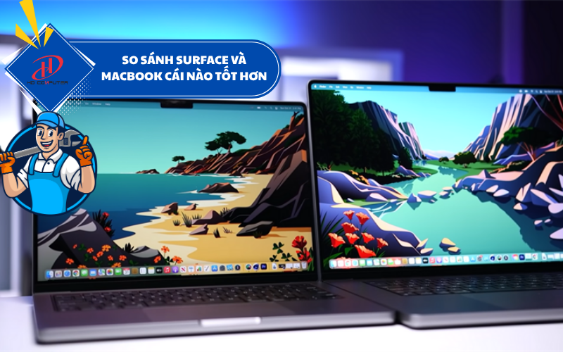 So sánh Surface và MacBook cái nào tốt hơn? Hướng dẫn chọn mua 2025
